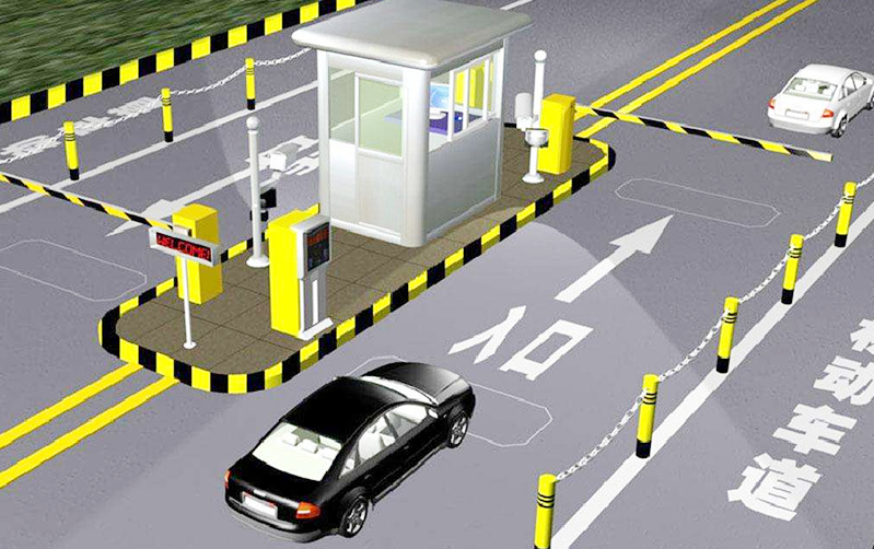 停车场系统道闸工程安装