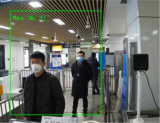 人体测温监控摄像头 img