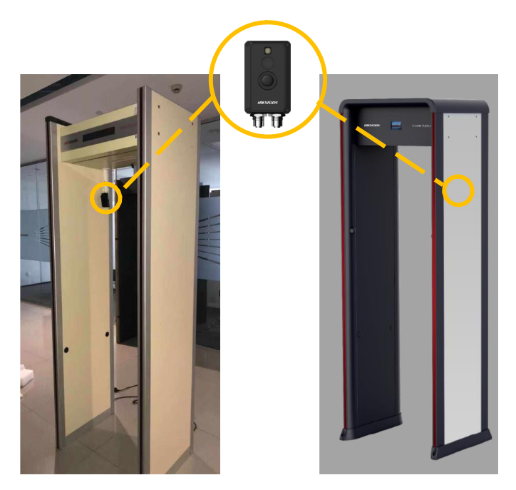 快速测温安检门 img